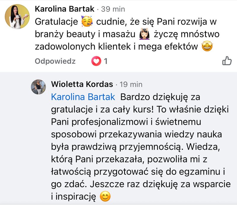 Komentarz Wioletty o zdanym egzaminie